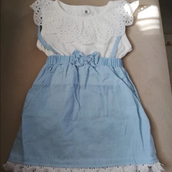 ❄️NWT❄️Adorable Light Blue Princess Dress❄️ - Picture 4 of 4